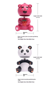 Panda Aromatherapy Wax Home Table Lamp