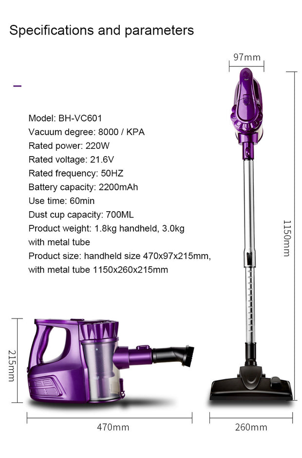 Vacuum Cleaner High-Power Household Powerful Car Handheld