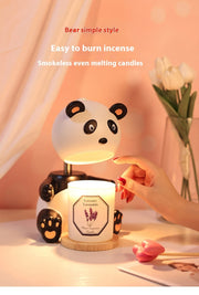 Panda Aromatherapy Wax Home Table Lamp